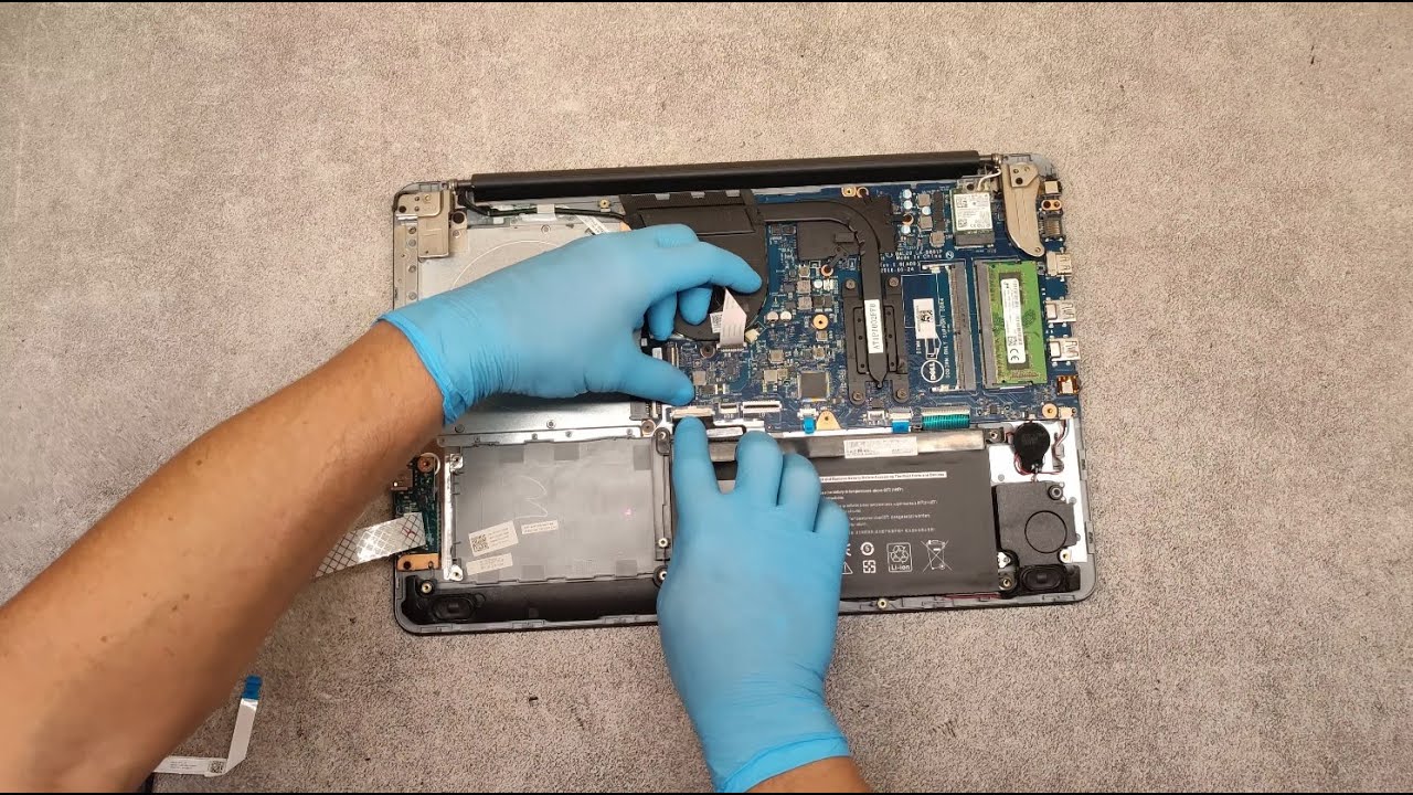 DELL INSPIRON 15 5567 DISASSEMBY, RAM UPGRADE, SSD UPGRADE, FAN