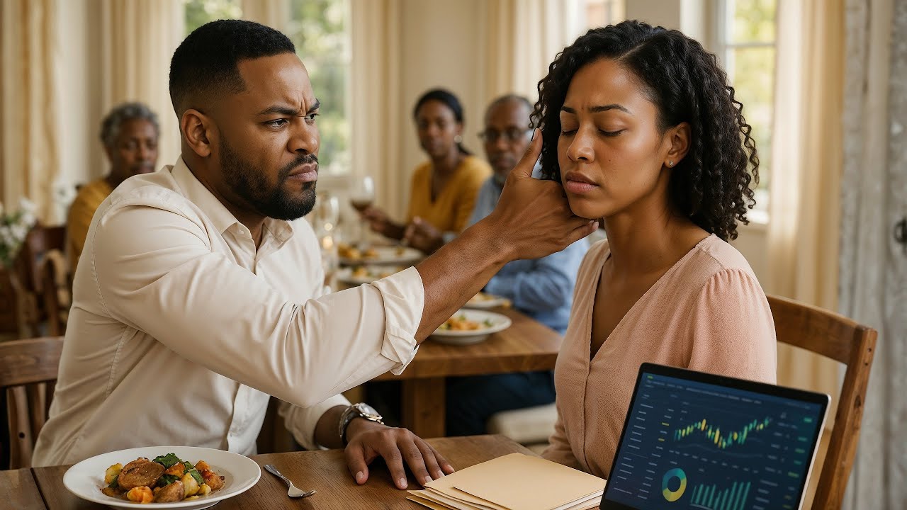 Unaware His Wife Secretly Built A $150M Empire, Husband Slapped Her At Family Dinner For Serving His