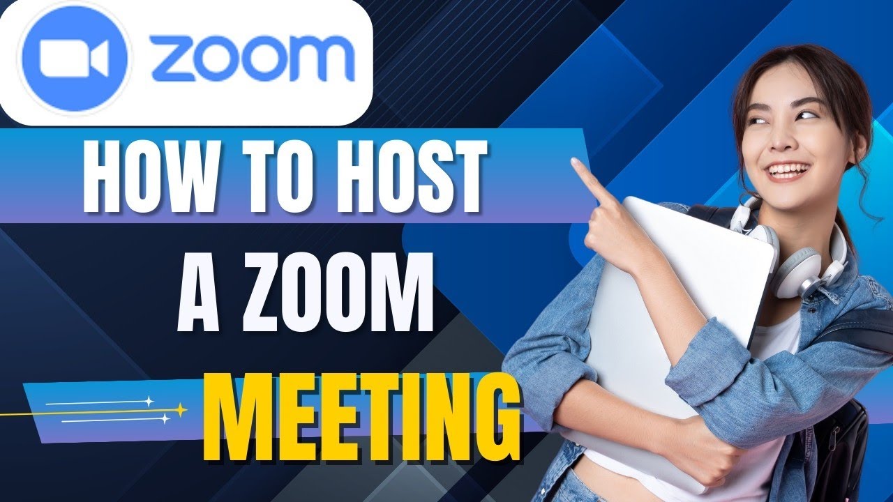 How To host A Zoom Meeting [Quick Guides] - YouTube