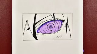 Easy To Draw How To Draw Sasukes Eye Rinnegan