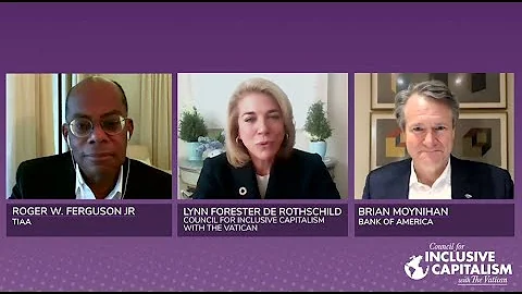 Lynn Forester de Rothschild in conversation with B...