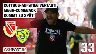 KEIN Aufstieg! Energie-Mega-Aufholjagd reicht nicht: E. Cottbus - Luckenwalde | Regionalliga Nordost