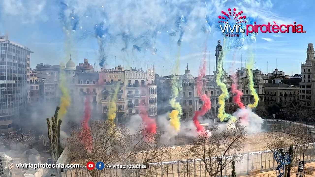 Fallas Valencia 2026, Mascletá Lunes 9 de Marzo 2026, Pirotecnia Turís