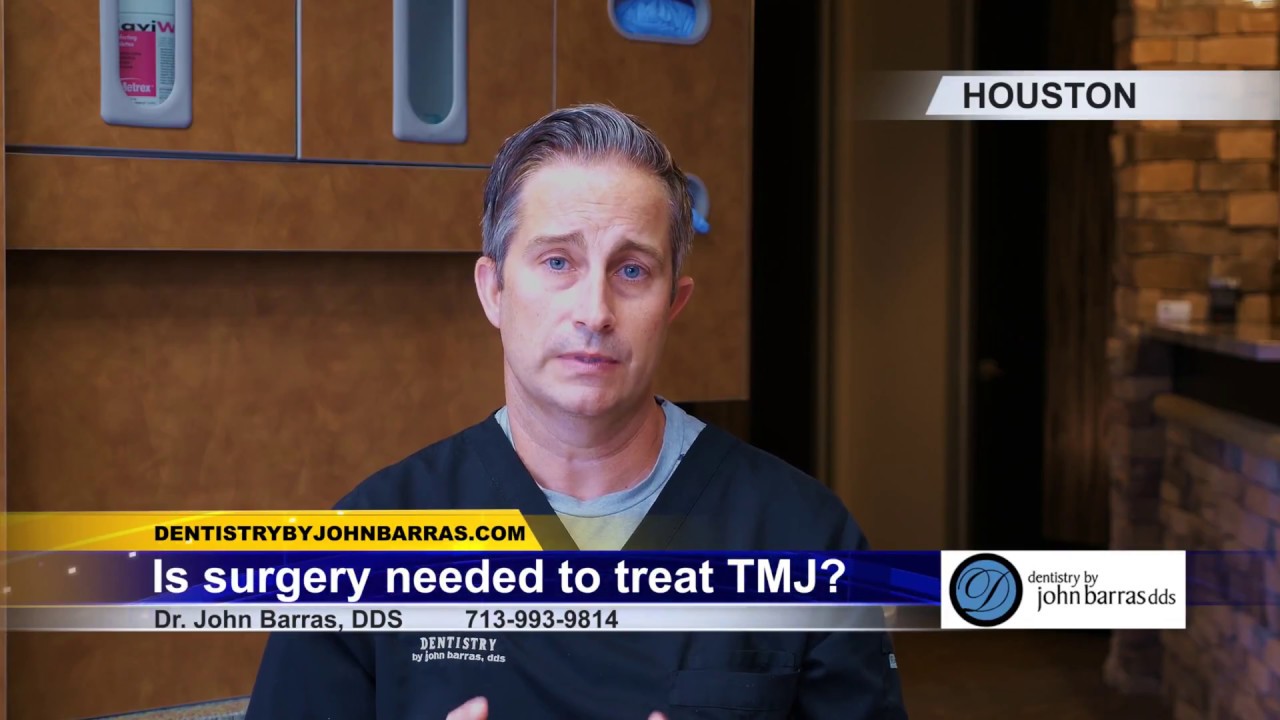 Is Surgery Needed to Treat TMJ?  Dr. John Barras DDS Describes Treatment Without Surgery