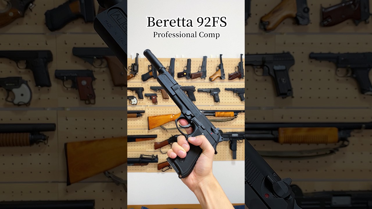 【Beretta 92FS "Professional Comp"】 #toyguns #leon