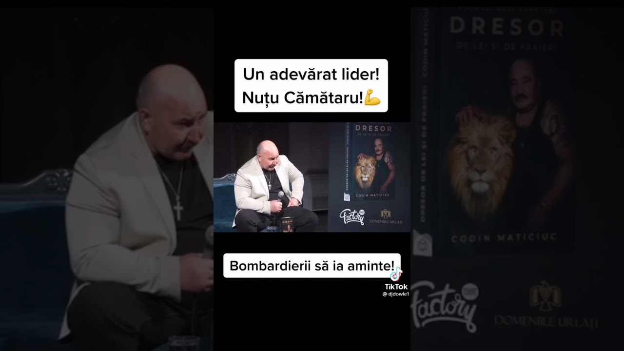 Nuțu Cămătaru - "Am 7-8 Gloanțe trase în mine" Un adevărat lider 😐