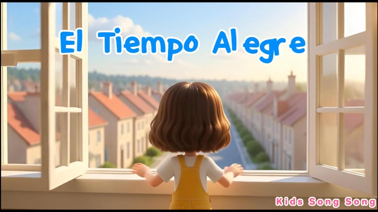El Tiempo Alegre: ¡Baila y Aprende el Clima en Español! ☀️🌧️☁️ | Canciones Infantiles Animadas