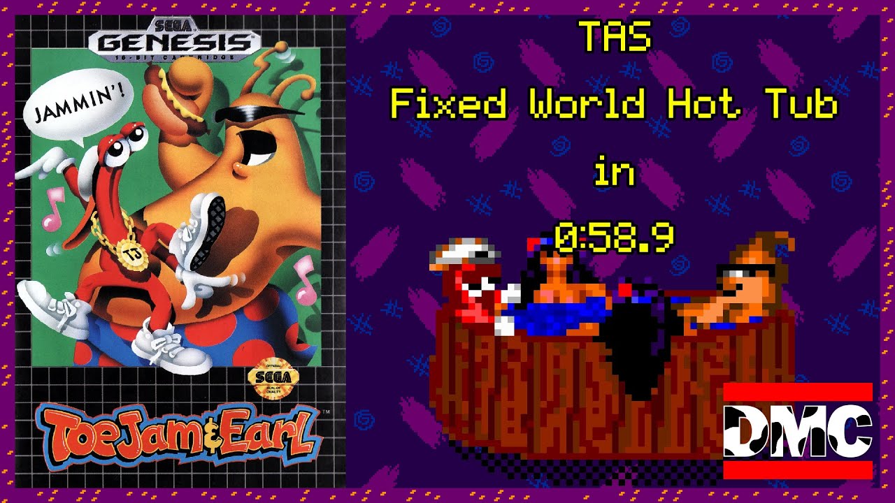 [TAS] Genesis ToeJam & Earl "Fixed World Hot Tub" by DrMooCowz in 