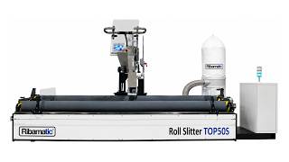 Pvc Roll Cutting Machine with dust extraction TOP50S. Máquina para corta rollos con aspiración.