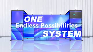 Custom Modular Trade Show Booth – Endless Possibilities in One System