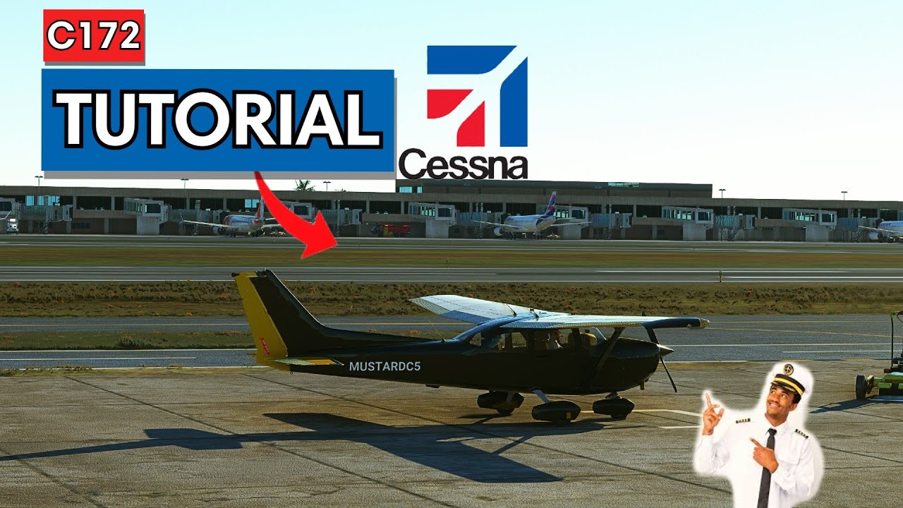 TUTORIAL CESSNA 172 // Acionamento & Decolagem. 