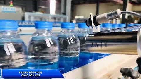 Setup máy in phun Linx 8830 cho nhà máy sản xuất nước đóng chai