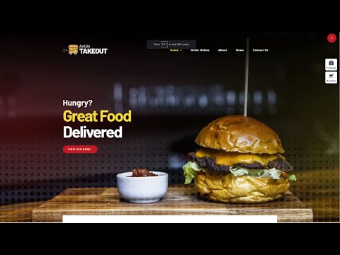 Fast Food Website Examples