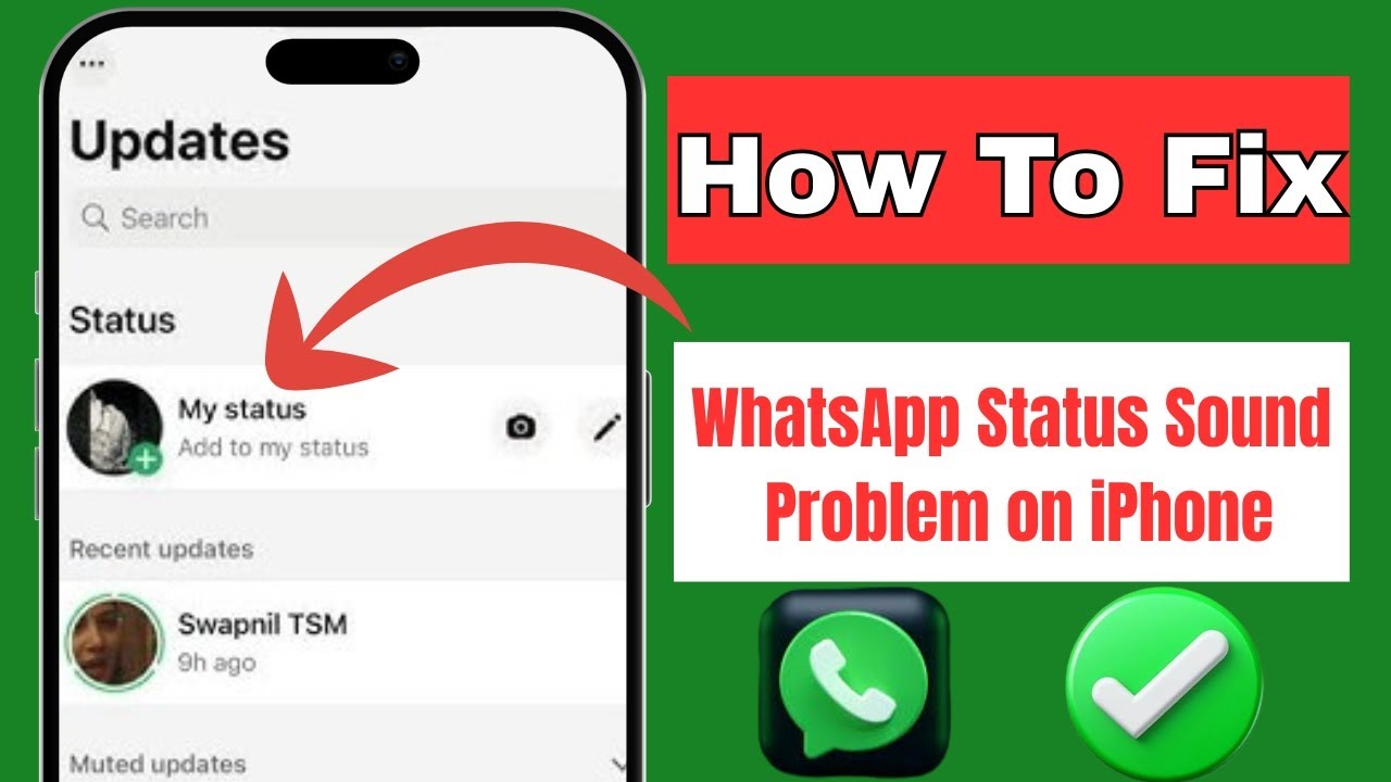 How to Fix WhatsApp Status Sound Problem on iPhone (2025) | No Sound in ...