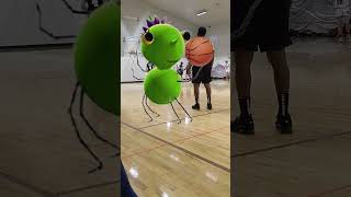 Squirt in a basketball game