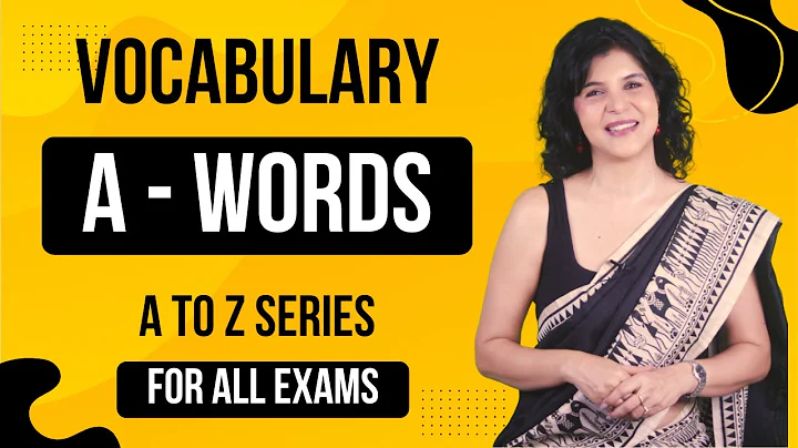 A to Z Vocabulary Series | A WORDS | Improve Your English Vocabulary | Synonyms | ChetChat thumbnail