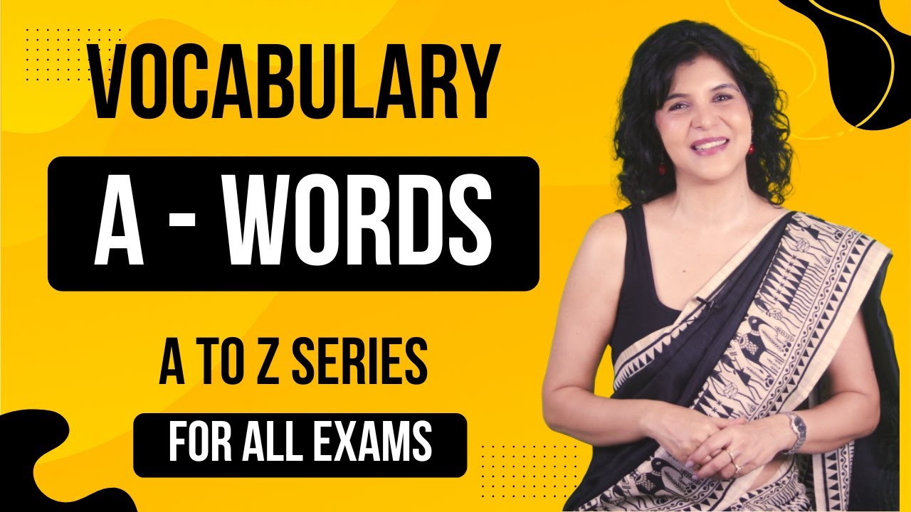A to Z Vocabulary Series | A WORDS | Improve Your English Vocabulary | Synonyms | ChetChat