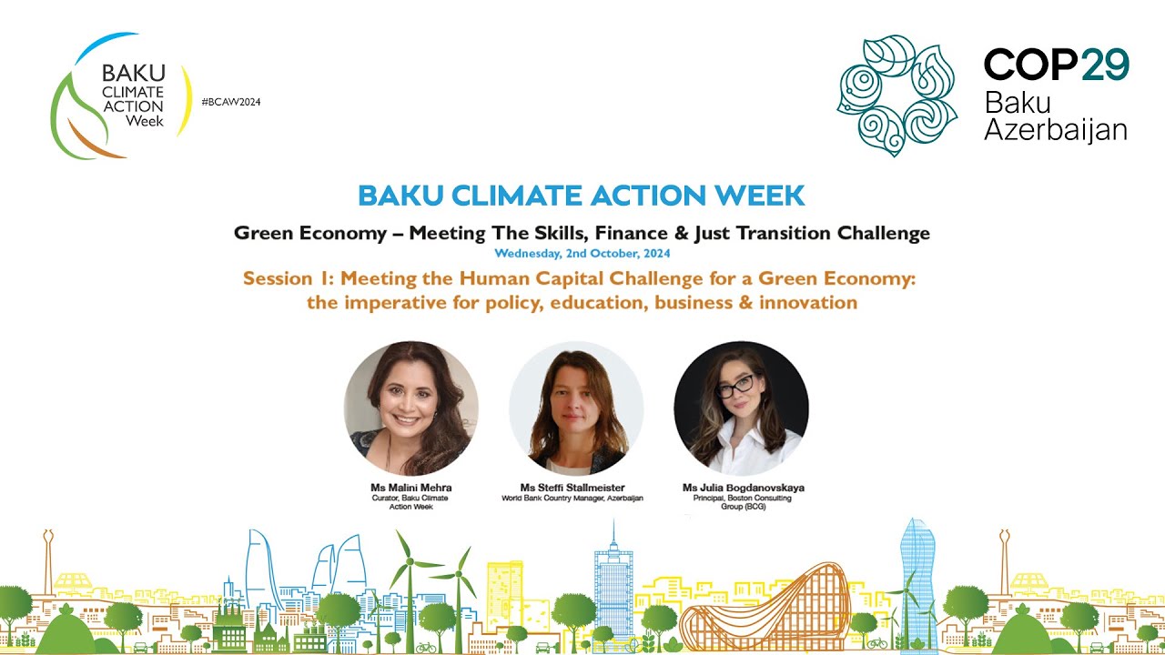 Baku Climate Action Week - Day 3 - Session 1 - YouTube
