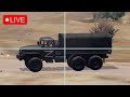 Ukrainian Missile Barrage Destroys Russian Convoy - Arma 3