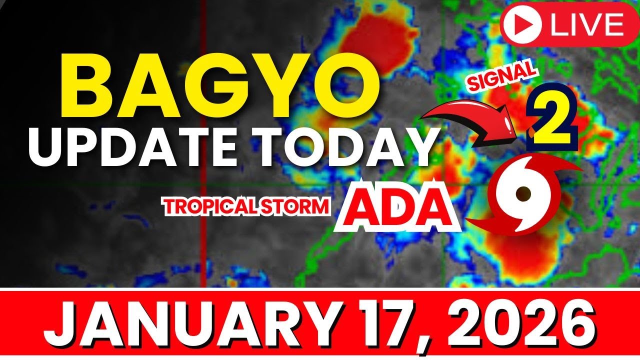 Bagyo Update Today January 17, 2026 | Low Pressure Area in the Philippines Today Update