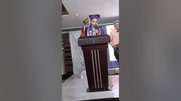 Dr. K. Ravi Acharya VC Myles University adressing MGU Malaysia Honarary Doctorate Confererment 