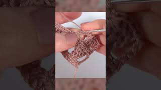 Необычный приём в вязании крючком#elenarugalstudio #вязание #crochet