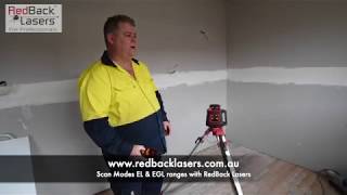 Scan Mode with the EL & EGL range of RedBack Lasers