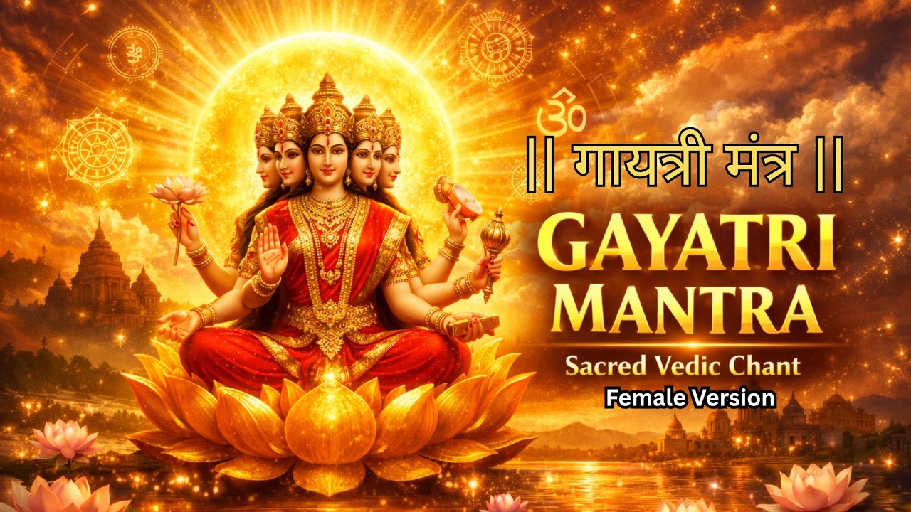 गायत्री मंत्र | Gayatri Mantra | Om Bhur Bhuvah Swaha | Divine Vedic Chant