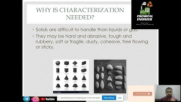 LEC-2 | Unit-1 - Solid Characterization and handling | Mechanical Unit operation