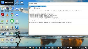 Demo Aplikasi Penjualan Tiket Pertandigan Sepak Bola Berbasis Java Netbeans