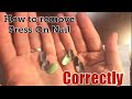 How to remove press on nails THE RIGHT WAY