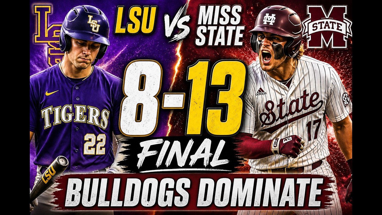 LSU Falls to Mississippi State 13-8 | Full Recap & Key Moments - YouTube