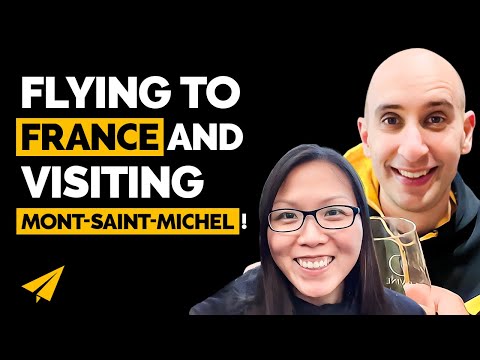 Flying to France - Tour of Mont-Saint-Michel - a Village in the Middle of the Ocean! | #LifeWithEvan
