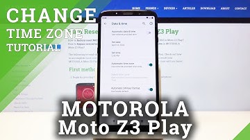 How to Set Date & Time in MOTOROLA Moto Z3 Play – Choose Clock Format