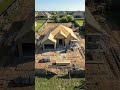 Contemporary Suburban Bungalow | Full Exterior Construction Timelapse (Fixed Drone View)