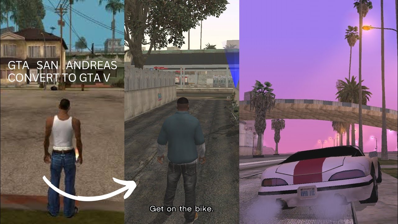 Gta San andreas Convert to Gta V Graphic mod good looking map and ...