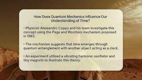 How Does Quantum Mechanics Influence Our Understanding of Time? - Science Through Time
