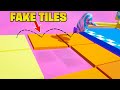 JUMP ON FAKE TILES IN TIP TOE + How to Win