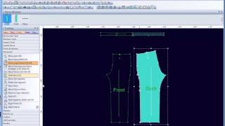Pattern cutting software - How to shorten and restyle trouser legs screenshot 5