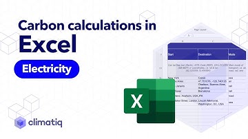 How to calculate carbon footprint of electricity in Climatiq Excel add-in V1