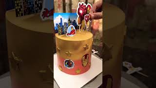 Iron Man Theme Cake