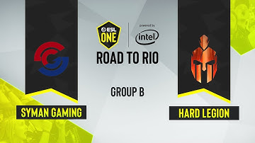 CS:GO - Syman Gaming vs. Hard Legion Esports [Inferno] Map 1 - ESL One Road to Rio - Group B - CIS