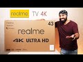 Realme Smart TV 43 Inch 4K 2021 Android 10 Hands Free Voice Control Unboxing Impressions