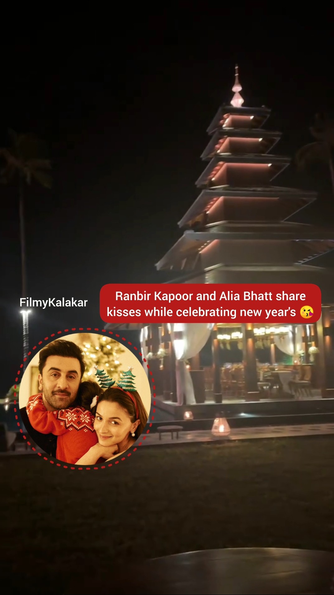 #ranbirkapoor #aliabhatt celebrating new year's with family ? #filmykalakar