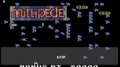 Millipede (Unreleased Prototype) Gameplay (Atari 5200)
