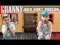 We Are Locked In Granny's Box Fort Prison Escape Room!!