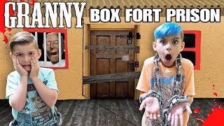 We Are Locked In Granny's Box Fort Prison Escape Room!!