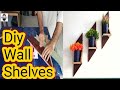 How to make Diy Floating Wall Shelves/Home Interior wall Decoration/wooden Wall Shelves #wood#diy