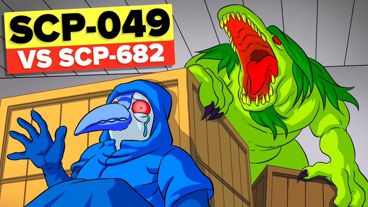 I was shocked at the positive response my drawing of 682 got, so I decided  to try my hand at 049 and 106 for you guys! : r/SCP