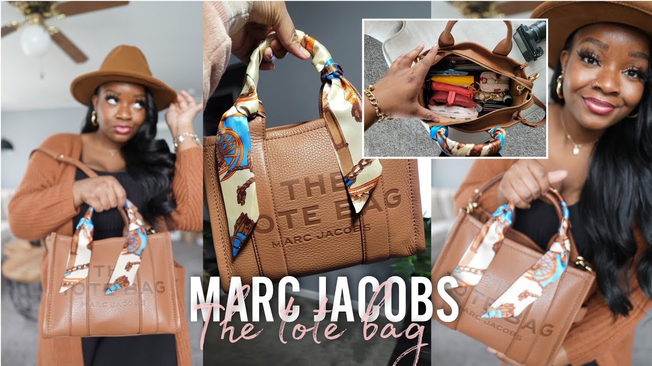 Marc Jacobs The Leather Mini Tote Bag Review + What's In My Bag